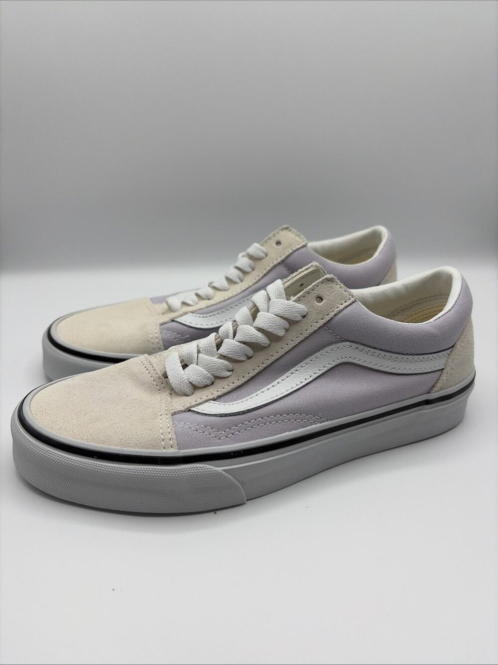 Vans Unisex Off The Wall 2-Tone Sneakers 507452 Beige Casual Shoes Size M6.5 W8